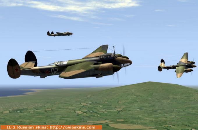 Tu-2S historical late-war skins