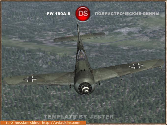 FW-190A-8 semihistorical skins
