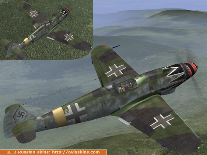 Bf-109G2 "The black death tulip"