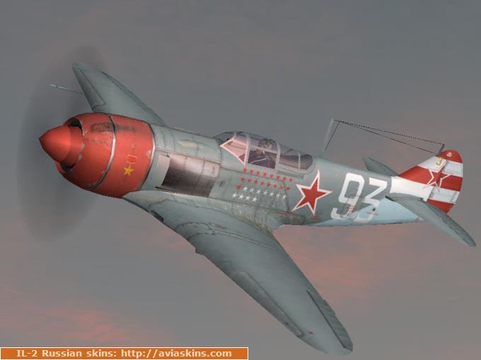 La-7 white 93 Dolgushin 156IAP