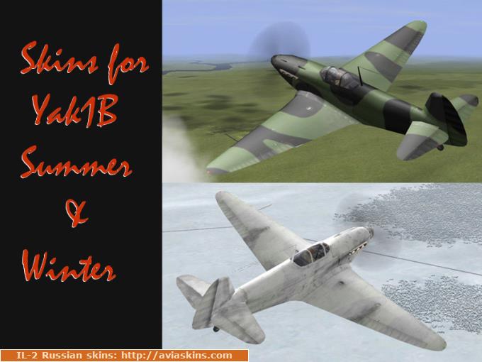 Yak-1B, black-green camo var 1